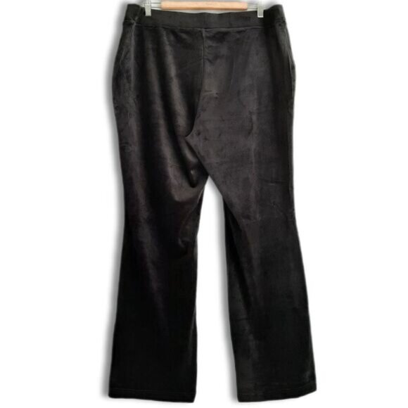 JUICY by Juicy Couture Velvet Soft & Comfy Sweatpants Lounge Pants Black… - Picture 7 of 11